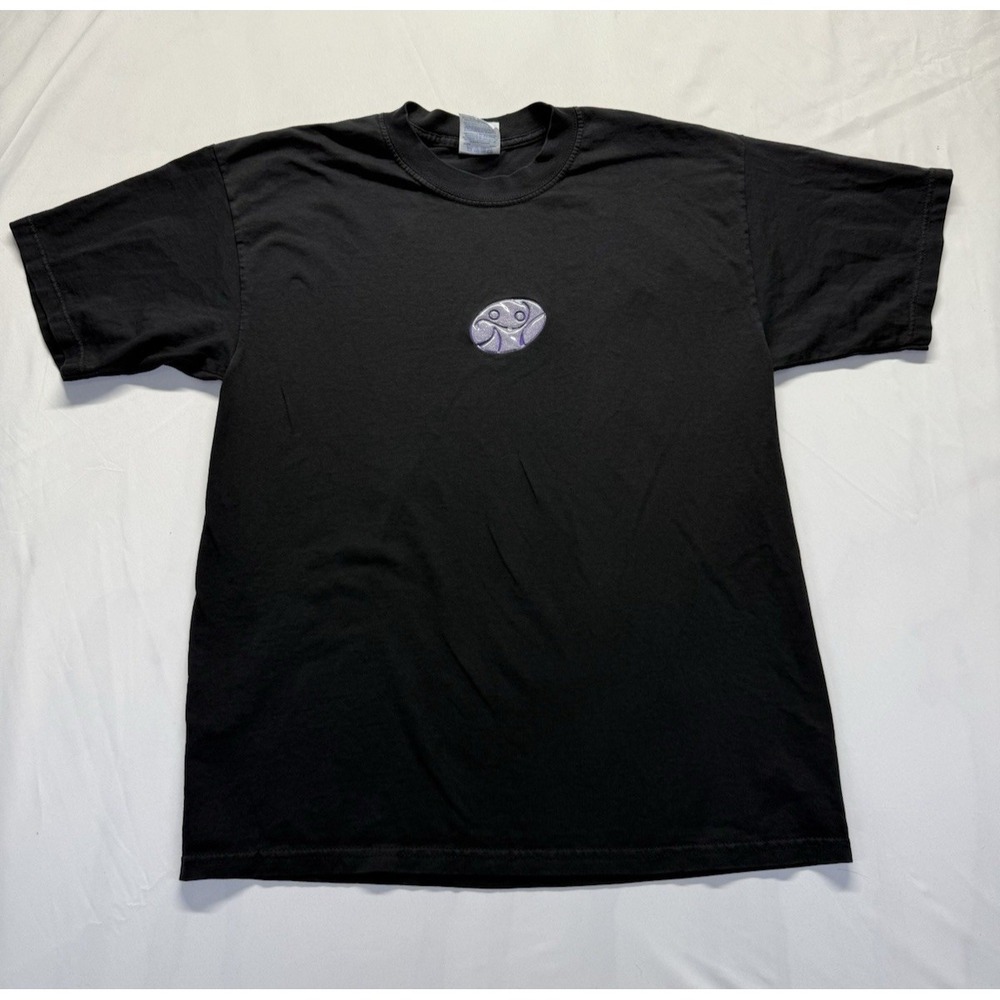 Tekweld X Fantasy Music tee XL Black graphic Shirt Y2K Grunge Hole